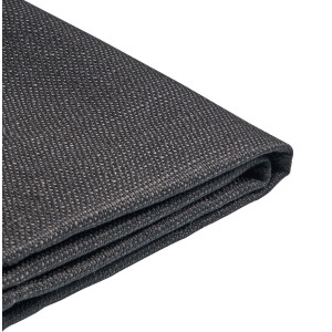 FITOU - Bekleding bed - Zwart - 140 x 200 cm - Polyester