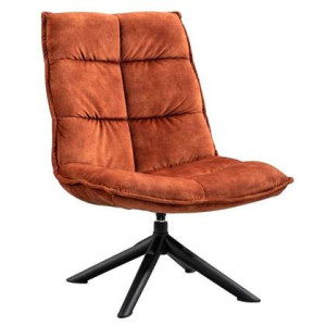 MOOS Lex Draaifauteuil - Velvet - Koper