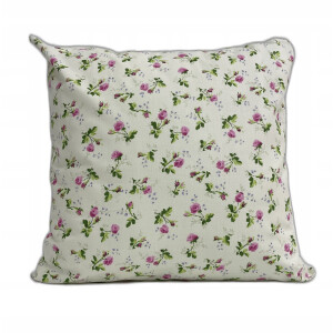 Decoratieve Katoenen Kussensloop Bloemmotief 40x40 cm