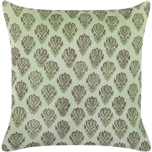 BELIANI RUNGIA - Sierkussen - Groen - 45 x 45 cm - Fluweel