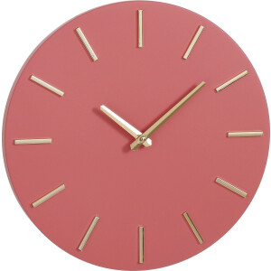 Mica Decorations - Brixen Wandklok - Ø36 cm - Roze