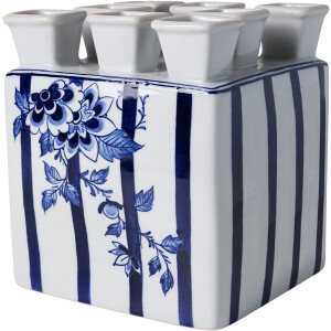 Tulpenvaas Vierkant Fair Florals - Keramiek - 15 cm