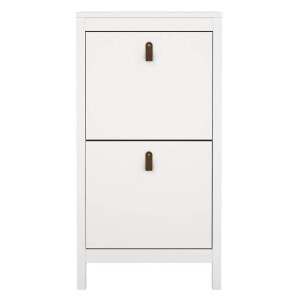 Leen Bakker - Schoenenkast Madeira - 102,9x53,8x24,6 Cm - Spaanplaat - Wit - 53.8x102.9x24.6 Cm