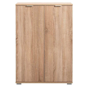 Leen Bakker - Kast Alaska - Eikenkleur - 101x71x35 Cm - Spaanplaat - Bruin