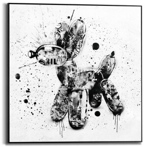 Schilderij Ballonhond - 50 x 50 - Hout - REINDERS