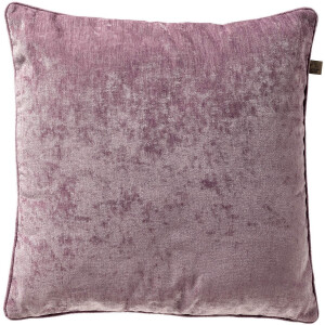 Dutch Decor LEWY - kussenhoes 60x60 cm - glansvelours - groot formaat - Dusky Orchid - paars - met rits - zonder binnenkussen