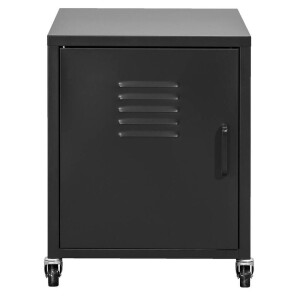 Leen Bakker - Lockerkast Viborg - 51X40X40 Cm - Metaal - Zwart