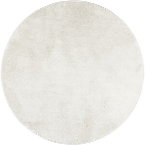 vidaXL - Vloerkleed - OVIEDO - laagpolig - Ø - 200 - cm - crèmekleurig