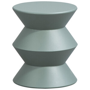 Leen Bakker - Bijzettafel Malaga - 36xØ30,5 Cm - Metaal - Groen - 32x63x38 Cm