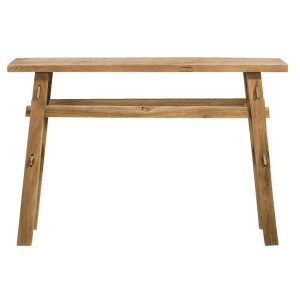 Leen Bakker - Sidetable Viktor - Naturel - 80x120x30 Cm - Hout - Bruin
