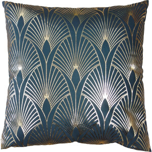 Clayre & Eef Kussenhoes 45x45 cm Groen Polyester Sierkussenhoes