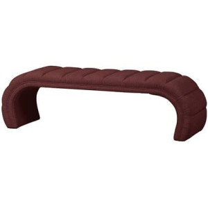 BePureHome Bankje Traffic - Polyester - Burgundy - 47x160x47