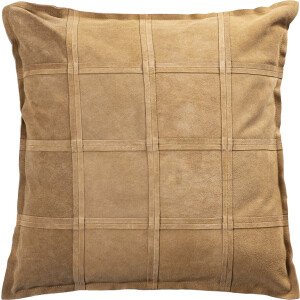 PTMD Sierkussen Cobie - 60x8x60 cm - Suede - Bruin