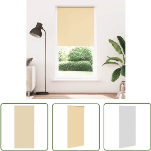 vidaXL Verduisterend Gordijn - Rolgordijn - Rolgordijn verduisterend 100x210cm stofbreedte 95,7cm polyester - Kamer Decoratie - Woon Accessoires - Raambekleding