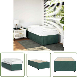 vidaXL Gereedschapset - Dynamische Sleutel - Bedframe zonder matras 100x200 cm fluweel donkergroen - Draper Tools - Klikmechanisme - Torque Wrench