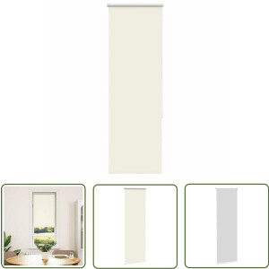 vidaXL Privacy Gordijnen - Rolgordijnen - Rolgordijn verduisterend 60x150 cm stofbreedte 55,7cm polyester - Verduisterend Gordijn - Slaapkamer Decoratie - Woonkamer Decoratie