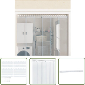 vidaXL Gordijnmontage - Strokengordijn - Verbindingsplaten 6 st 20 cm roestvrij staal zilverkleurig - Verbindingsplaten - Roestvrij Staal - Gordijnsystemen