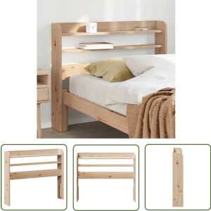 vidaXL Draaiend Koppel - Draaibare Sleutel - Hoofdbord met schappen 100 cm massief grenenhout - Gereedschapset - Mechanica Tools - Torque Wrench