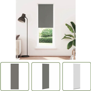 vidaXL Rolgordijn verduisterend 65x230cm stofbreedte 60,7 cm polyester - Rolgordijnen - Gordijnen - Verduisterend - Privacy - Lichtregeling
