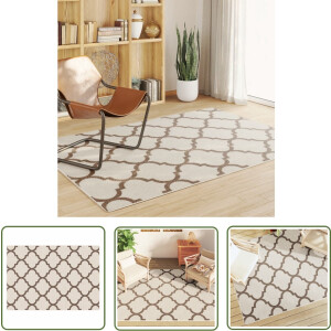 vidaXL Design Vloerkleed - Vloerkleden - Vloerkleed voor binnen buiten laagpolig 160x230 cm meerkleurig - Arabisch Vloerkleed - Multifunctioneel Vloerkleed - Outdoor Vloerkleed