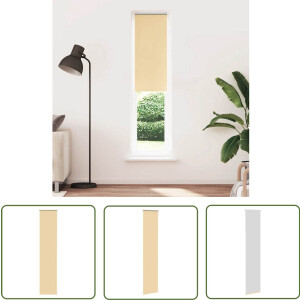 vidaXL Verduisterend Gordijn - Rolgordijn - Rolgordijn verduisterend 50x210cm stofbreedte 45,7 cm polyester - Raamdecoratie - Privacy - Lichtregeling