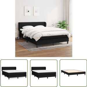 vidaXL Boxspring - 140x190 cm - Inclusief Matras Boxspringbed - Boxspring - Slaapcomfort - Tweepersoonsbed - Pocketed Spring Mattress