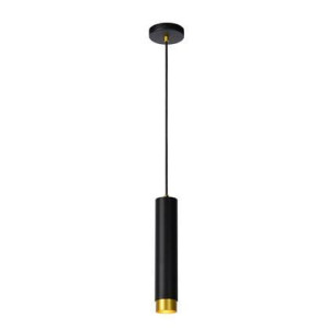 Lucide FLORIS Hanglamp 1xGU10 - Zwart