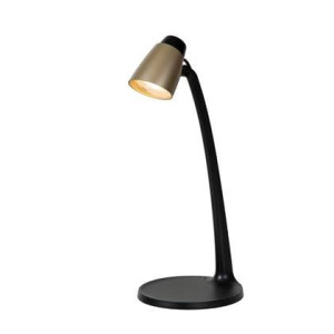 Lucide LUDO Bureaulamp 1xGeÃ¯ntegreerde LED - Mat Goud | Messing