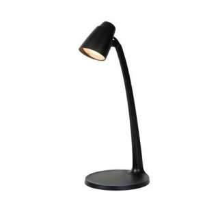 Lucide LUDO Bureaulamp 1xGeÃ¯ntegreerde LED - Zwart