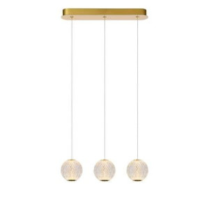 Lucide CINTRA Hanglamp 3xGeÃ¯ntegreerde LED - Transparant