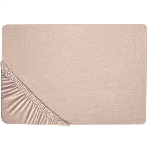 BELIANI HOFUF - Laken - Beige - 200 x 200 cm - Katoen