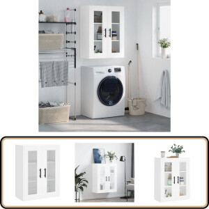 vidaXL Hangkast 69,5x34x90 cm wit