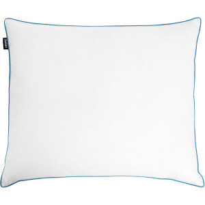 ANETO - Hoofdkussen 3 vakken - Wit - 50 x 60 cm - Laag - Eendenveren