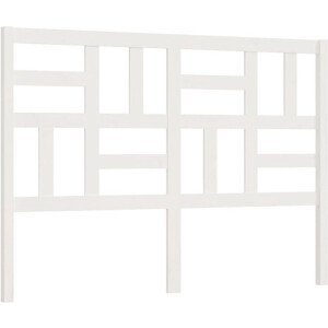 vidaXL - Hoofdbord - 166x4x104 - cm - massief - grenenhout - wit