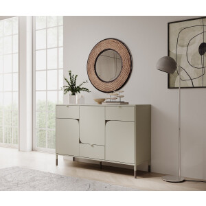Meubella - Kinderdressoir Hill - Beige - 130 cm