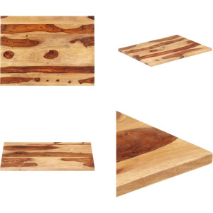 vidaXL - Tafelblad - 25-27 - mm - 70x90 - cm - massief - acaciahout