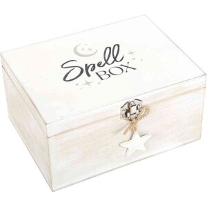 Something Different - White Witch Spell Box Decoratieve opbergdoos - Wit