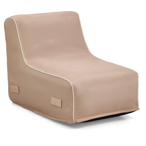 Luchtstoel / zitzak Sitzolo Air incl. voetpomp beige hjh LIVING