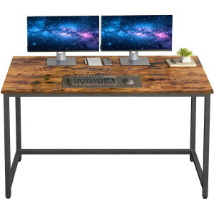 VASAGLE - Bureau - Bureau voor Studie en Slaapkamer - Industrieel Ontwerp - Metalen Frame