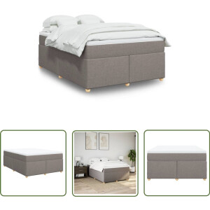 vidaXL Sleutelset - Dynamo Meter - Boxspring met matras stof taupe 140x190 cm - Gereedschap - Drapers Tools - Klikmechanisme