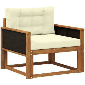 vidaXL - Buiten - Midden - Sofa - Naturel