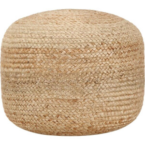 vidaXL - Poef - handgemaakt - 45x30 - cm - jute