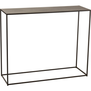 J-Line console Rechthoek - metaal - zwart