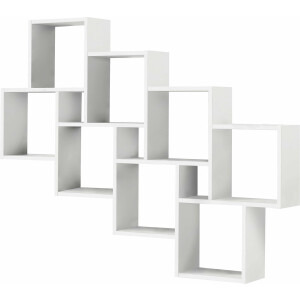 Wandrek Phoebe Wit - Breedte 94.5 cm - Hoogte 120.8 cm - Diepte 15.7 cm