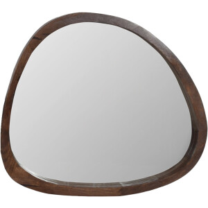 by Mooss - Spiegel - Organisch - Hout - Walnoot - Klein