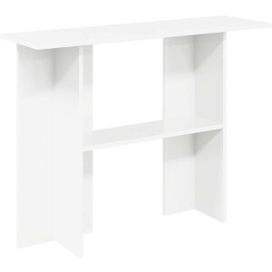 vidaXL - Wandtafel - Wit - 100 - x - 30 - x - 75 - cm - Bewerkt - hout