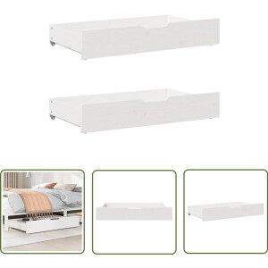 vidaXL Klikmechanisme - Dynammometer Sleutel - Bedlades 2 st 95x55x17 cm massief grenenhout - Gereedschapset - Drapers Tools - Monteursgereedschap