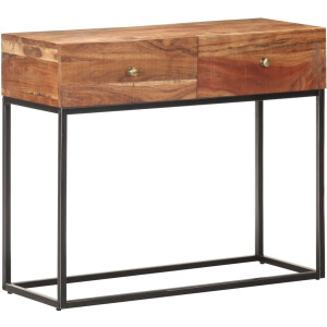 vidaXL - Wandtafel - 90x35x75 - cm - ruw - acaciahout