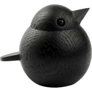 Novoform Sparrows mus mini zwart - decoratie