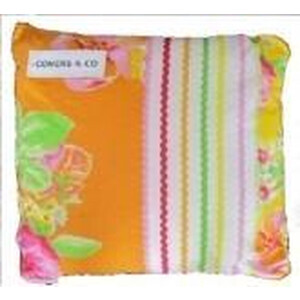 Covers & Co Meribelle Sierkussen - 45x45 cm - Yellow